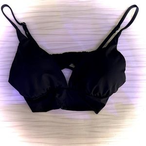 Billabong Crop Top  Bralette / Swim / Black / 10